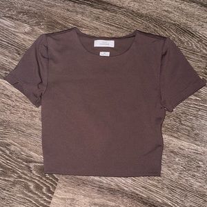 Aritzia Babaton Contour Crop T-Shirt Size XS